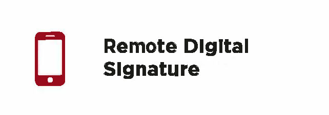 Remote digital signature